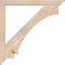 Ekena Millwork Imperial Traditional Smooth Bracket w/ Offset Brace, Douglas Fir, 5 1/2"W x 46"D x 46"H BKT0604X46X46IMP01SDF - alternate 2